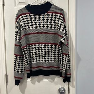 Patterned sweater in size L by belle belldini